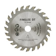 골절기 톱날 Finglee 7585100mm 4 인치 tct 목공 미니 원형 아크릴 플라스틱 커팅 디스크 목재 용 범용, 10mm, 1.0mm, 24티