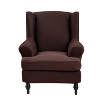 윙체어 안락의자 스윙체어 편안한의자 암체어 sloping arm king back 소파, 노란색