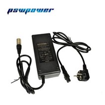 SANS 54V.6 또는 42V 리튬 이온 전기 자전거 배터리 충전기 48V 120W 36V 90W 출력 DC 5.5*2.1 E 충전기