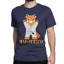 주짓수 격투기 남성 여성 T-셔츠 Jiu Jitsu Red Cat 흰색 벨트 재미 있은 100% 면 티 셔츠 반팔 T 라운드 넥 의류 그래픽