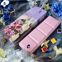 폴 루벤스 수채화 물감 미술 용품 아티스트 그레이드 세트 전문 24 색 꽃 그리기에 적합