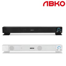 앱코 해커 S500AC 사운드바 컴퓨터 스피커, 블랙