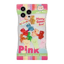 톤디셈버 아이폰 젤리봉지 젤리베어 풀커버 케이스