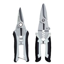 툴스타 다목적 전공가위 6인치 스트립퍼 전선 압착 피복 절단용 만능가위, 다목적 전공가위(6인치/비압착), 1개