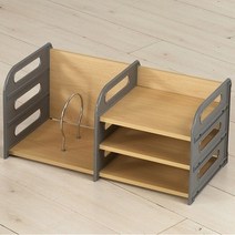 책꽂이가 달린 도이퍼니처 3단 책 결재함 BSC-615