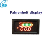 유속계 방수 금속 납산 리튬 배터리 용량 표시기 72V 에어 프로브 온도 테스터 미니 LED 전압계, 03 Lithium(Metal probe)