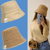 [사은품증정]벙거지 모자 숏챙 버킷햇 무지 +기모양털 양면 코튼 스타일 806