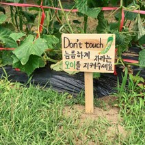 jl가성비 인사템 도매가커스텀 각인인쇄 텃밭표찰 경고 표지판 문패