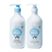 플로르드망 프레시밀크 우유 바디로션 1000ml + 우유 바디워시 1000ml