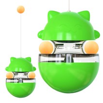 카시안 고양이 오뚝이 간식볼 CATP-01 CN 오뚜기 노즈워크 장난감 놀이 캣볼 토이볼, 그린