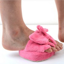 극세사 다이어트 슬리퍼 1P 뒤꿈치없는 슬리퍼