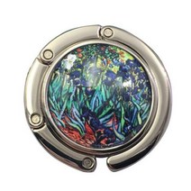 휴대용 접이식 가방 후크 행거 지갑 핸드백 홀더 접이식 테이블 후크 여성 핸드백 홀더 액세서리 1 개, 10