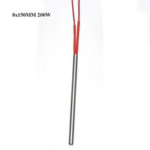 가정용 펠릿 난로 펠렛 연소기 스레드 펠렛 스토브 점화기 벽난로 그릴 교체용 핫 로드 가열 튜브, 12 8x150MM 200W