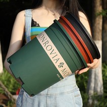 대형 플라스틱화분 분갈이 인테리어 큰화분 인테리어, D362 빅화분 (특대형)그린