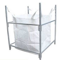 톤백 분리수거함 회사 대용량 공장 자루 사무실 청소, 톤백 홀더 112x112x135cm