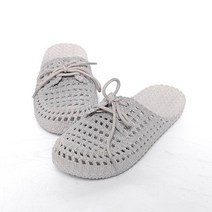 [프롬슈] 리본끈 포인트 여자슬리퍼 여성여름샌들