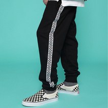 락사이코 체커보드 쭈리 죠거팬츠 면 츄리닝바지 남녀공용