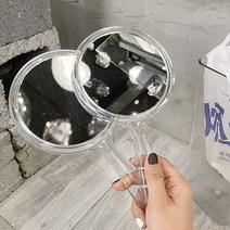 양면 거울 손거울 핸드백 미니 학교 학생 사무실 화장품 수정 화장 확대 미러 파우치 손잡이 뒷거울