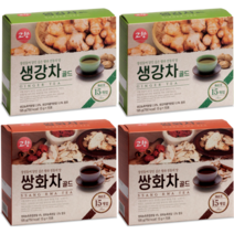 고향 쌍화차골드 195g*2개 + 생강차골드 195g*2개, 1개