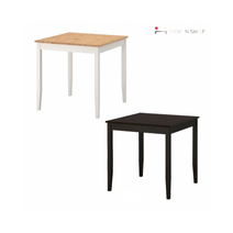 이케아 LERHAMN 2인용 테이블, 원목테이블