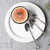 에스프레소 플레이팅용 삽모양스푼 야영용 베이커리카페용 등산용 답례품 집들이선물 커피전문점용, 1개, 대