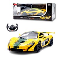 라스타 맥라렌 P1 RC카 GTR 1:14 스케일 스포츠카 어린이 선물 장난감 무선조종 슈퍼카, 옐로우