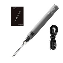 전기용접기 스포트용접기 미니스폿용접기 5V 새로운 회색 USB 휴대용 충전식 8W 내부 가열 유형 납땜 인두, 01 Grey-K_01 8W