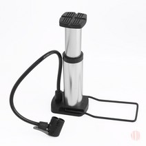 다이나믹 자전거 발펌프 실버 오토바이발펌프 휴대용자전거펌프 공기주입기