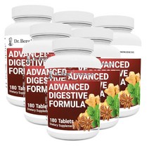 닥터베르그 어드밴스 다이제스티브 포뮬라 사과식초 베타인 진저 페퍼민트 180정 Dr. Berg Nutritionals Advanced Digestive Formula, 6개