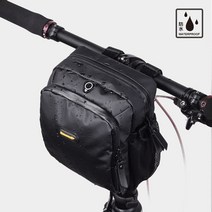 전동킥보드 가방 캐리어 로드자전거 핸들가방 Rhinowalk, 5L + T92 매트 블랙