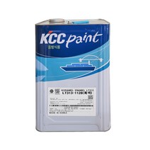 KCC 페인트 LT313 코라멜에나멜 : 중방식 에나멜 상도 선박 엔진 철재 철골 H빔 난연 18L 4L 회색 컴퓨터조색, PF0007