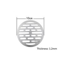 스테인리스 스틸 라운드 바닥 배수 커버 욕실 용품 톤 10cm 11.2cm 1 개