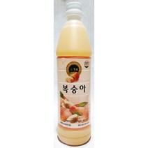 복숭아 원액 청솔 835ml x12개 과일 농축액 음료 업소, 12개