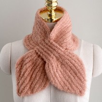 키메라제이 뜨개 나비니트 울 쁘띠 고리 머플러 9color