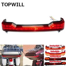 오토바이 리어 투어 팩 킹 트렁크 방향 지시등 브레이크 LED 라이트 할리 투어링 일렉트라 로드 글라이드 FLTRU 20142022, Tour Pack Light, 1개