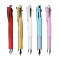 제브라 멀티펜 클립온멀티 1000S 4색볼펜+샤프 B4SA3 0.7mm, 골드 (클립온멀티1000S-GO)