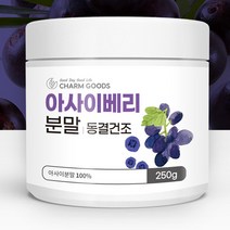 아사이베리 가루 동결건조 분말 250g 1통 파우더 안토시아닌 ACAI BERRY