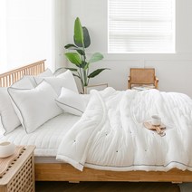 [아날도바시니] 다츠 여름차렵이불+카펫+누빔베개커버세트 SS