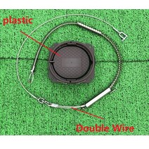 멧돼지트랩 올무 덫 포획틀 쥐함정 해충 방제 토끼 큰 캐치 동물 통로 안전, 02 double wire