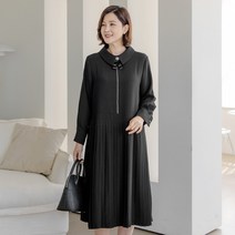 김여사 모더니 브로치 원피스 엄마옷/마담옷/중년여성/40대/50대