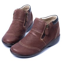Hush Puppies [여성 베스트] 컴포트 지퍼 쿠션 양가죽 앵클 부츠 FH482
