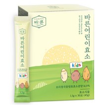 바른 어린이 효소 1박스 (1.5g x 30포), 단품, 단품
