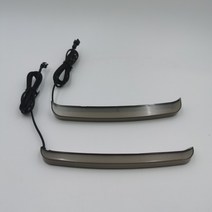 오토바이 새들백 브레이크 흐르는 신호 악센트 할리 돌리다 2014-2022 일렉트라 글라이드 FLHR CVO, 회색, 1개