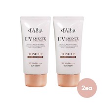 달바 비건 톤업 선크림 50ml 1+1 / 혼합자차 핑크빛 물광 윤광 파데 베이스 프리 데일리용, 단품