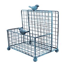 Metal Mesh Office Supplies Storage Rack Mail Organizer Wire Wall Mounted Mail Sorter/Desktop Stora, 1