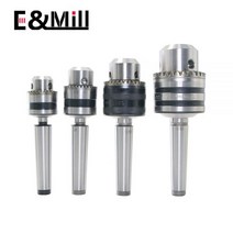 1 세트 MT2 MT3 MT4 B10 B12 B16 B18 풀 백 모스 스레드 생크 드릴 척 Arbor 선반 CNC 공작 기계 홀더 M10 M12 M16, CHINA, MT4-B16(1.5-13mm)