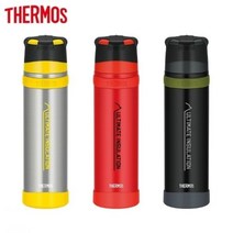 THERMOS (서모스) 등산 전용 스테인리스 병 900ml FFX-90, 클리어스텐레스