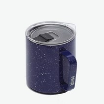 로프트샵 미르 캠프컵(슬라이드 뚜껑) 12oz - 블루 스페클, 단품