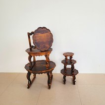 미니 원목 술상 작은 상 자취 혼밥 좌상 1인 2인 밥상 사이즈별 모음, 미니(14.5cm)