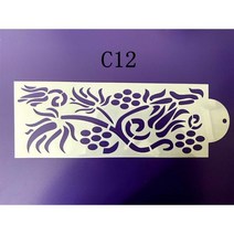 프라모델 건담 도색 부스 스프레이 29x10cm 퐁당 케이크 메쉬 스텐실 스탬프 엠보싱 웨딩 장식 도구 플라스틱 금형 초콜릿 그리기 그림, C12